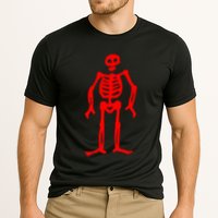 Jolly Roger Pirate Flag Edward Low Red Skeleton Performance Shirt