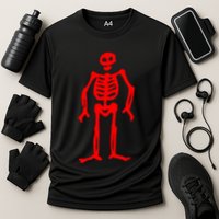 Jolly Roger Pirate Flag Edward Low Red Skeleton Performance Shirt