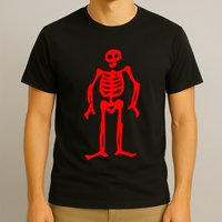 Jolly Roger Pirate Flag Edward Low Red Skeleton T-Shirt