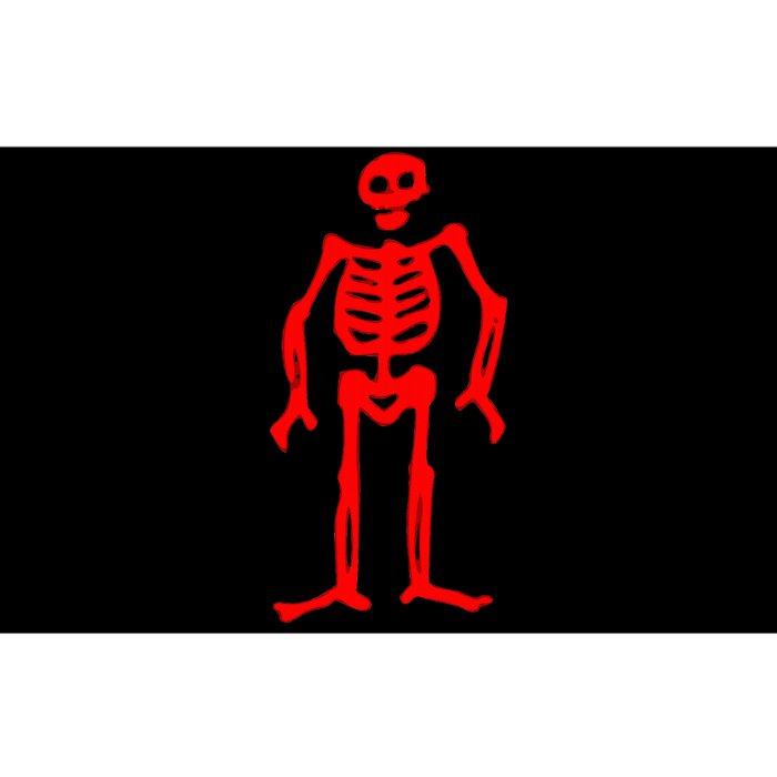 Jolly Roger Pirate Flag Edward Low Red Skeleton Bumper Sticker