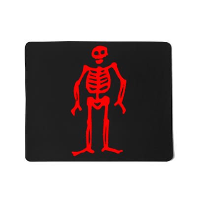 Jolly Roger Pirate Flag Edward Low Red Skeleton Mousepad