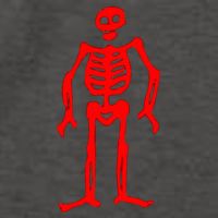 Jolly Roger Pirate Flag Edward Low Red Skeleton Vector Backpack