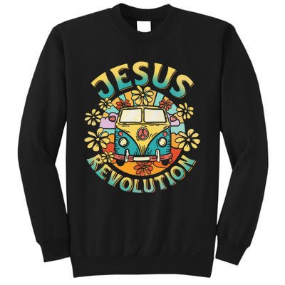 Jesus Revolution People Bus Christian Faith Costume Sweatshirt