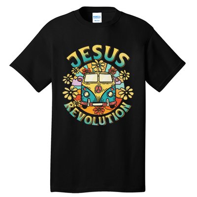 Jesus Revolution People Bus Christian Faith Costume Tall T-Shirt