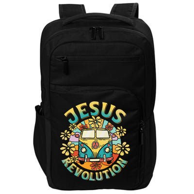 Jesus Revolution People Bus Christian Faith Costume Impact Tech Backpack