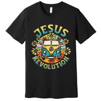 Jesus Revolution People Bus Christian Faith Costume Premium T-Shirt