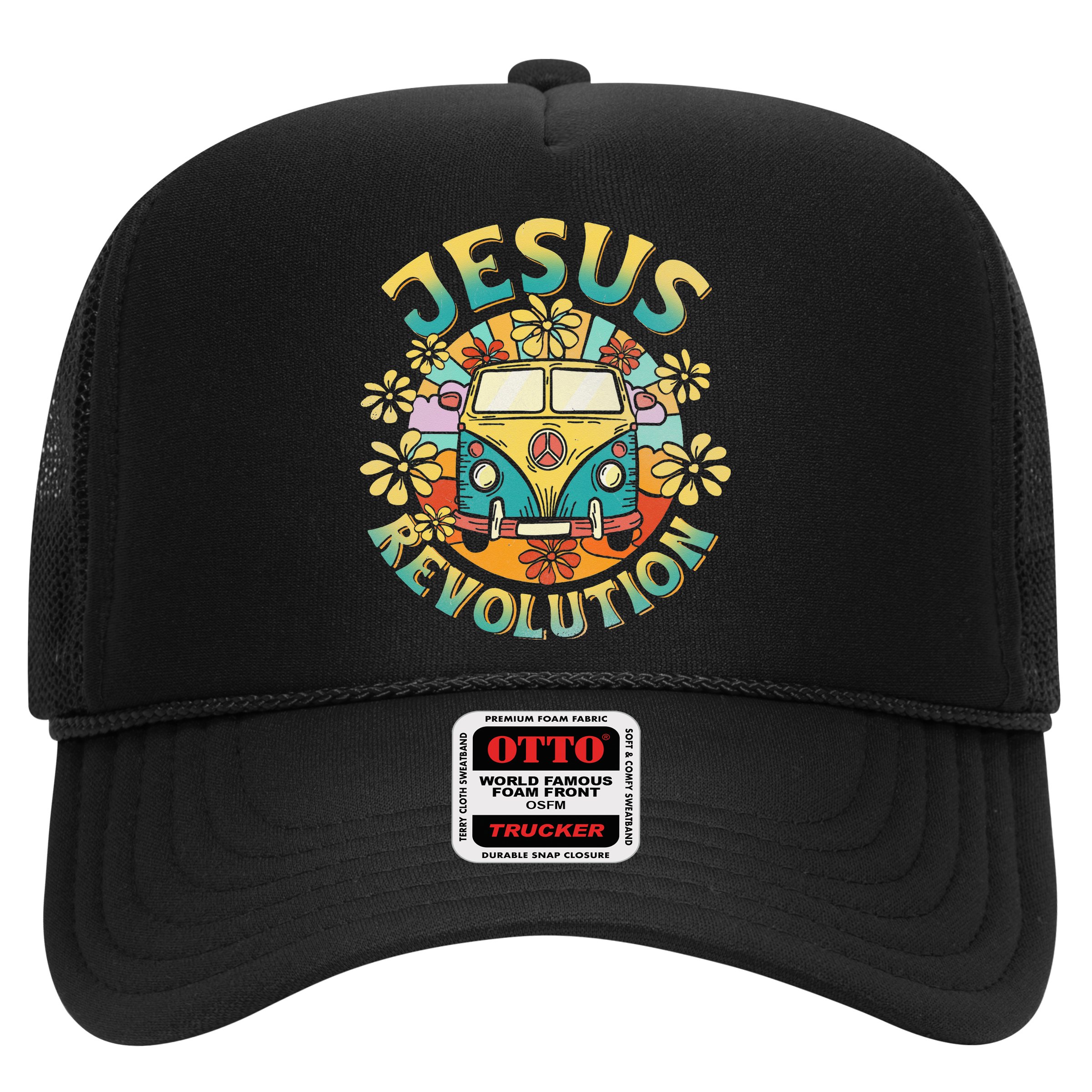 Jesus Revolution People Bus Christian Faith Costume Hat