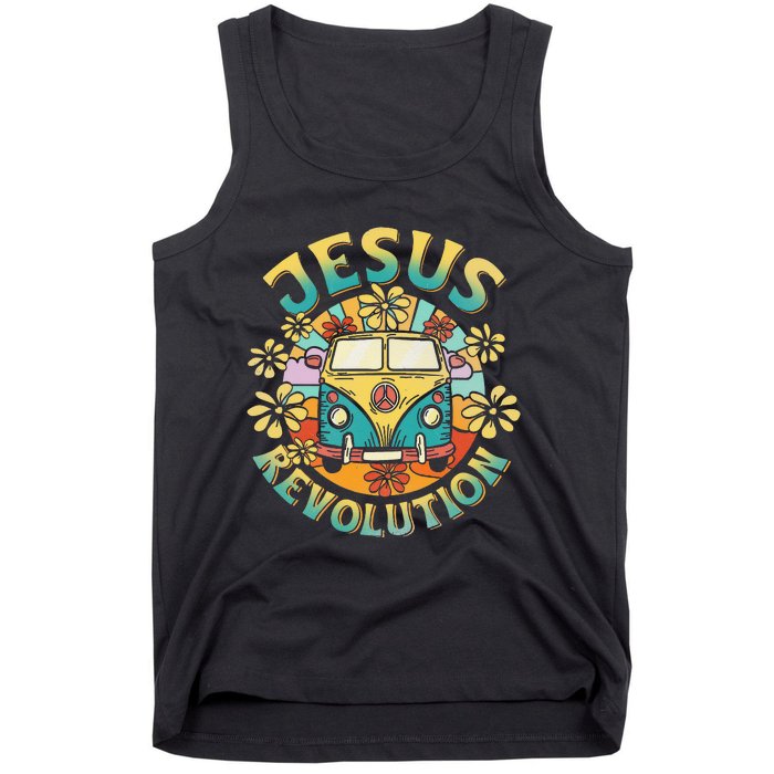 Jesus Revolution People Bus Christian Faith Costume Tank Top