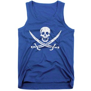 JOLLY ROGER PIRATE FLAG CALICO JACK HALLOWEEN COSTUME Tank Top