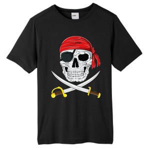 Jolly Roger Pirate Swords Halloween Costume Tall Fusion ChromaSoft Performance T-Shirt