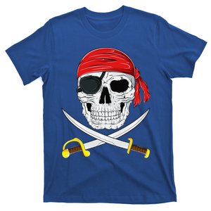 Jolly Roger Pirate Swords Halloween Costume T-Shirt