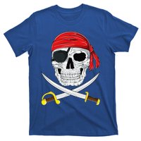 Jolly Roger Pirate Swords Halloween Costume T-Shirt