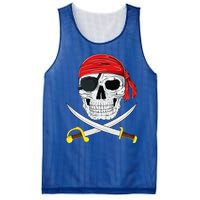 Jolly Roger Pirate Swords Halloween Costume Mesh Reversible Basketball Jersey Tank