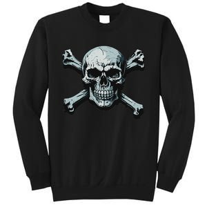 Jolly Roger Pirate Skull And Crossbones Flag Halloween Sweatshirt