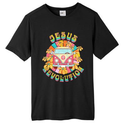 Jesus - Revolution People Retro Van Bus Christian Faith Tall Fusion ChromaSoft Performance T-Shirt