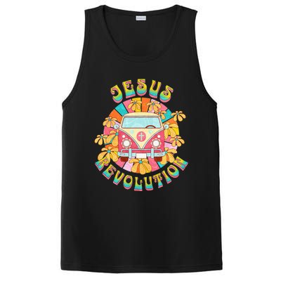 Jesus - Revolution People Retro Van Bus Christian Faith PosiCharge Competitor Tank