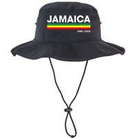 Jamaica Retro Reggae Color Bars Jamaican Vacation Souvenir Legacy Cool Fit Booney Bucket Hat