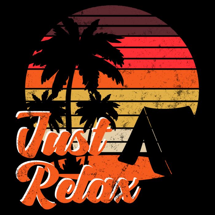 Just Relax Retro Sunset Vacation 16 in Basic Backpack