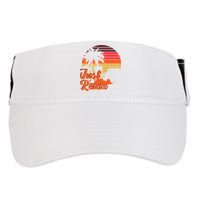 Just Relax Retro Sunset Vacation Adult Drive Performance Visor