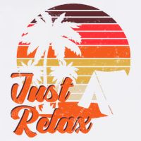 Just Relax Retro Sunset Vacation Adult Drive Performance Visor