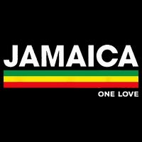 Jamaica Retro Reggae Color Bars Jamaican Vacation Souvenir T-Shirt