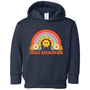 Jesus Revolution Raglan Baseball Toddler Hoodie