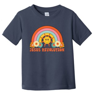 Jesus Revolution Raglan Baseball Toddler T-Shirt