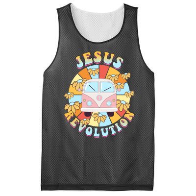 Jesus Revolution Retro Floral Hippie Mesh Reversible Basketball Jersey Tank