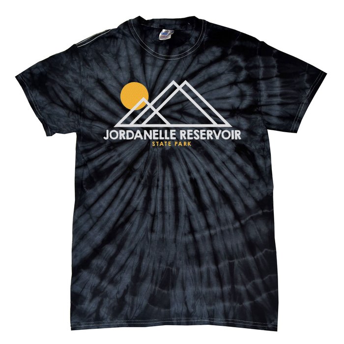 Jordanelle Reservoir State Park Utah Outline Ut Tie-Dye T-Shirt