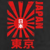 Japan Rising Sun Retro Vintage Flag Hat