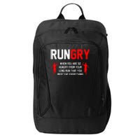 Just Run Tee XC Runner Cross Country Runners Training City Backpack