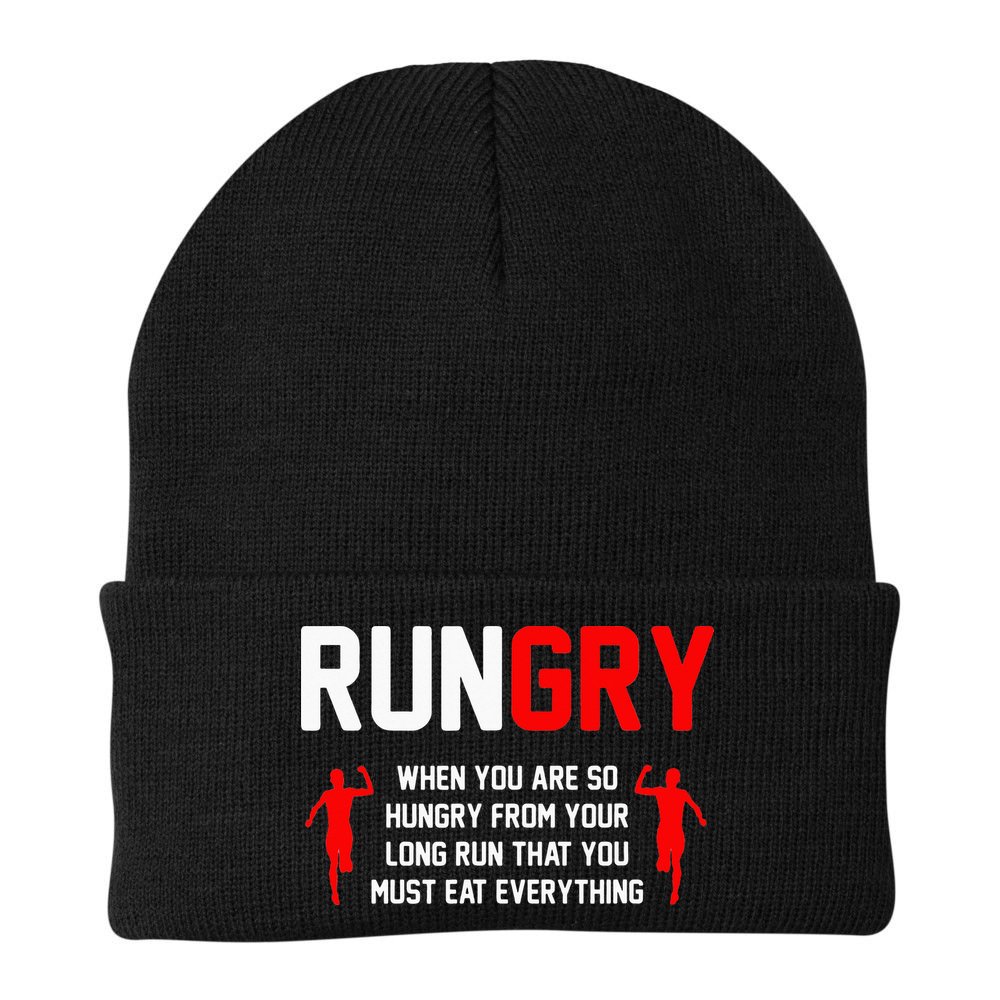 Just Run Tee XC Runner Cross Country Runners Training Beanie