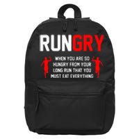 Just Run Tee XC Runner Cross Country Runners Training 16 in Basic Backpack