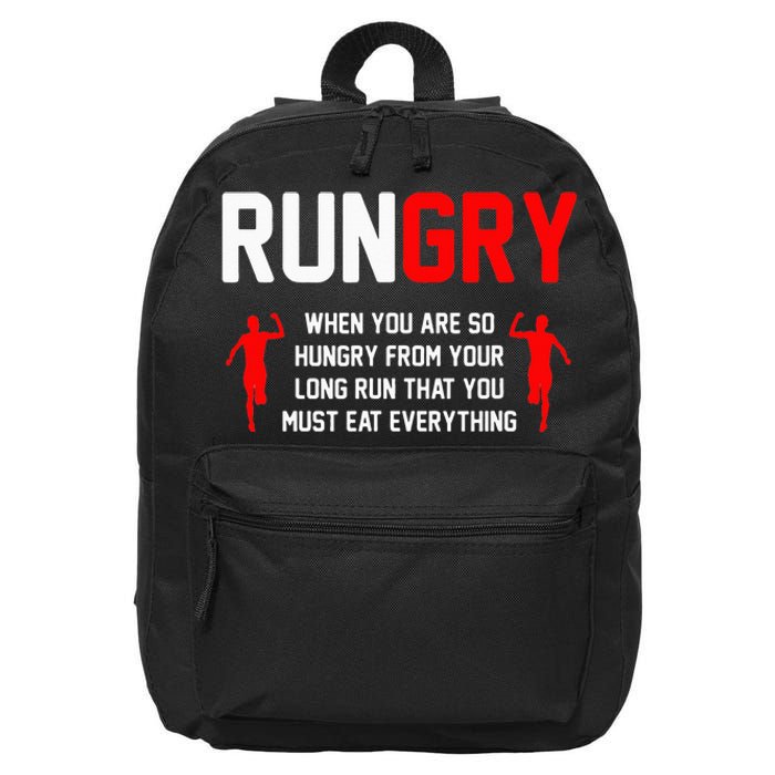 Just Run Tee XC Runner Cross Country Runners Training 16 in Basic Backpack