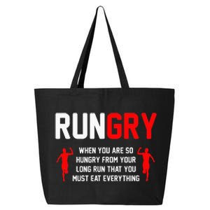 Just Run Tee XC Runner Cross Country Runners Training 25L Jumbo Tote