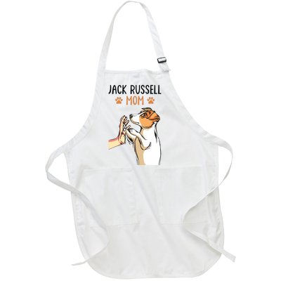 Jack Russell Terrier Mom Cute Dog Mama Funny Women Full-Length Apron With Pockets