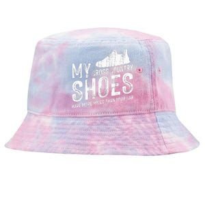 Just Run Tee XC Runner Cross Country Runners Training Tie-Dyed Bucket Hat