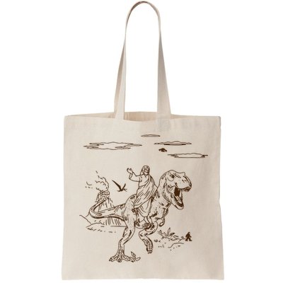 Jesus Riding TRex Dinosaur Bag