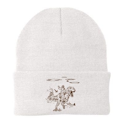 Jesus Riding TRex Dinosaur Beanie