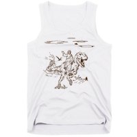 Jesus Riding TRex Dinosaur Tank Top