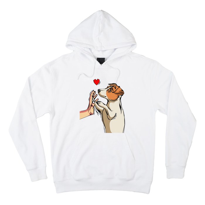 Jack Russell Terrier Love Dog Mom Funny Hoodie