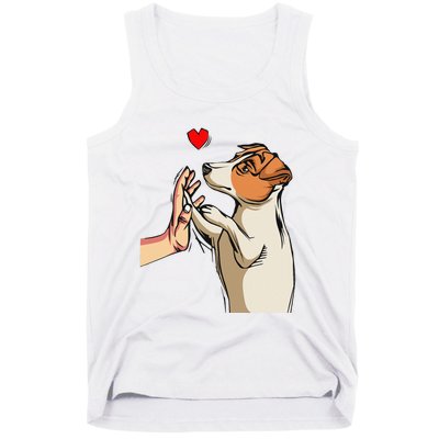 Jack Russell Terrier Love Dog Mom Funny Tank Top