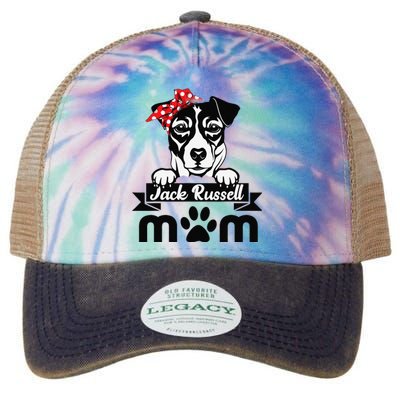 Jack Russell Terrier Mom Mother's Day Gift Dog Lover Legacy Tie Dye Trucker Hat