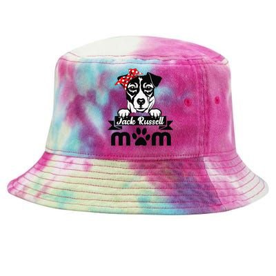 Jack Russell Terrier Mom Mother's Day Gift Dog Lover Tie-Dyed Bucket Hat