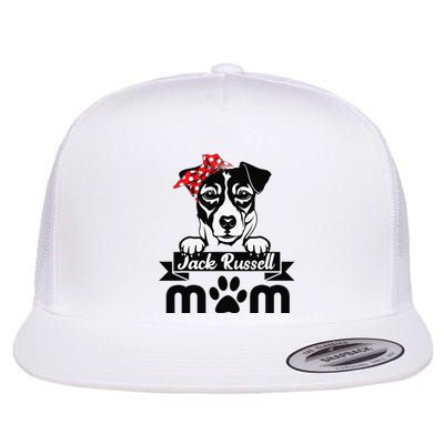 Jack Russell Terrier Mom Mother's Day Gift Dog Lover Flat Bill Trucker Hat