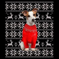 Jack Russell Terrier Ugly Sweater Christmas Meaningful Gift Funny Dog Gift Impact Tech Backpack