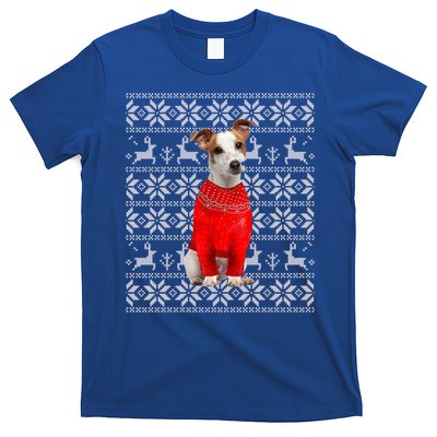 Jack Russell Terrier Ugly Sweater Christmas Meaningful Gift Funny Dog Gift T-Shirt