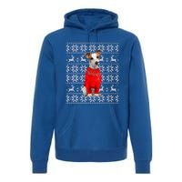 Jack Russell Terrier Ugly Sweater Christmas Meaningful Gift Funny Dog Gift Premium Hoodie