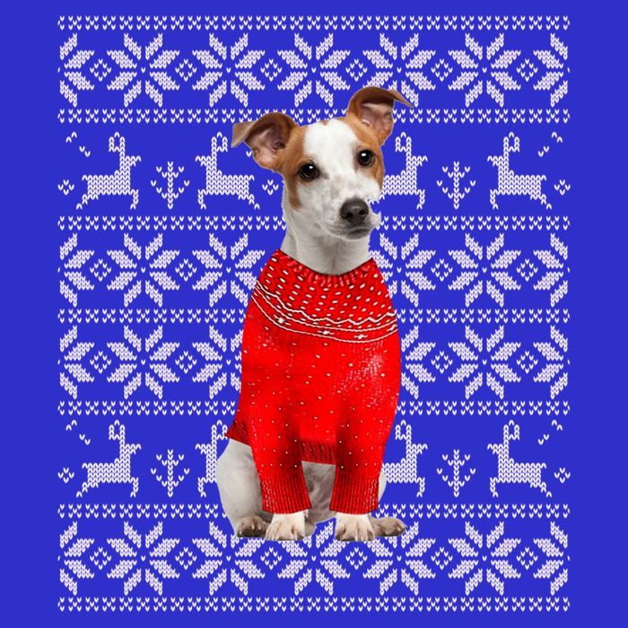 Jack Russell Terrier Ugly Sweater Christmas Meaningful Gift Funny Dog Gift 16 in Basic Backpack