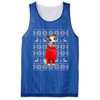 Jack Russell Terrier Ugly Sweater Christmas Meaningful Gift Funny Dog Gift Mesh Reversible Basketball Jersey Tank